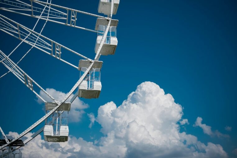 Riesenrad auf einem Jahrmarkt – Symbolbild für Pützchens Markt 2027