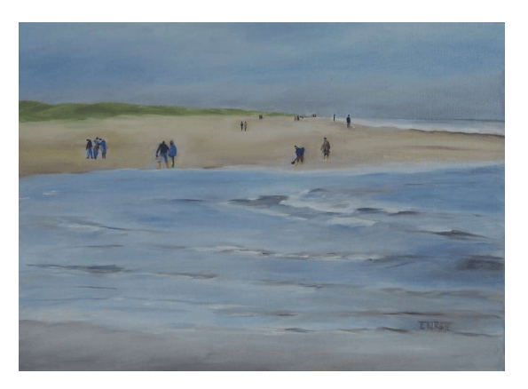 "Tage am Meer" - Kunstausstellung von Elfi Kirste auf Juist
